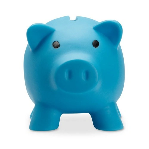 Hucha de cerdito PVC con tapón ABS fácil de usar ref MO8132