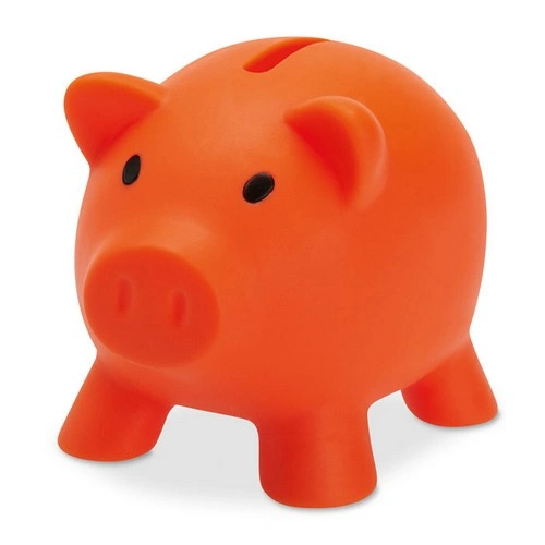 Hucha de cerdito PVC con tapón ABS fácil de usar ref MO8132