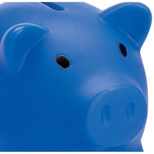 Hucha de cerdito PVC con tapón ABS fácil de usar ref MO8132