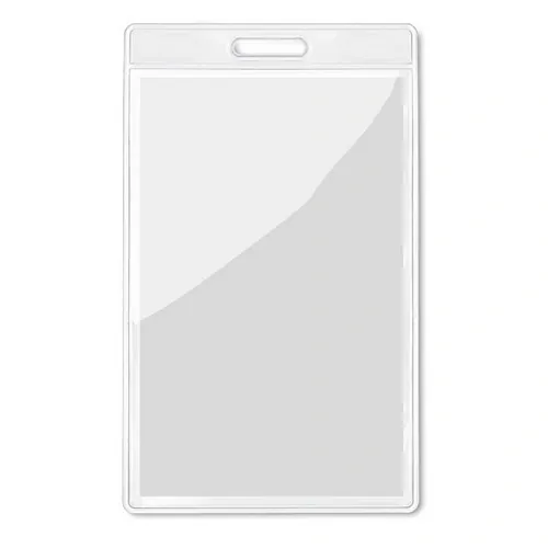 Identificador transparente 7,5 cm x 12,5 cm ref MO8600 - Back Transparente