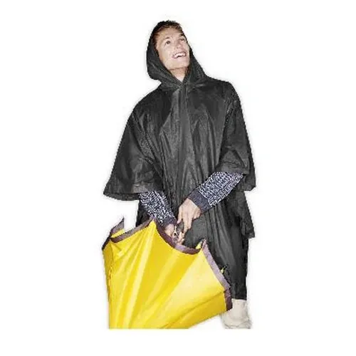 Impermeable plegable con funda práctica ref IT0971 - Item Ambiant Picture Negro