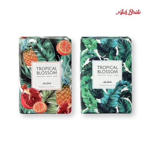 Jabones Flor Tropical hidratantes con aceite de oliva ref 35614
