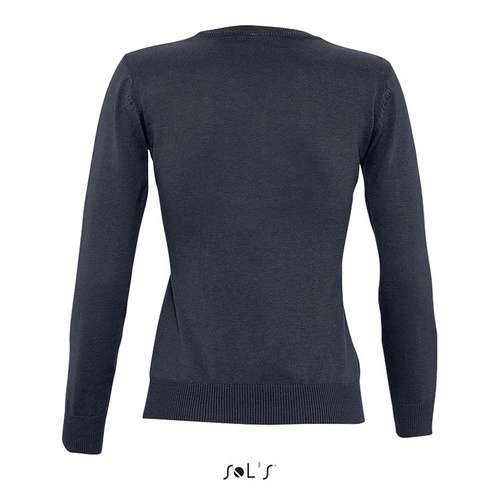 Jersey cuello pico para mujer tejido mezcla ref S90010