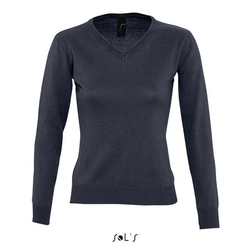 Jersey cuello pico para mujer tejido mezcla ref S90010