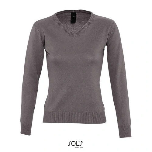Jersey cuello pico para mujer tejido mezcla ref S90010