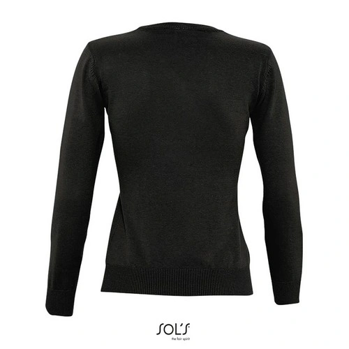 Jersey cuello pico para mujer tejido mezcla ref S90010