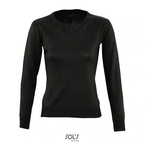 Jersey cuello pico para mujer tejido mezcla ref S90010