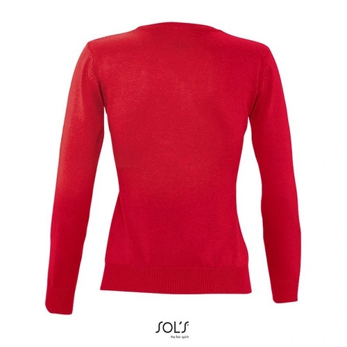 Jersey cuello pico para mujer tejido mezcla ref S90010