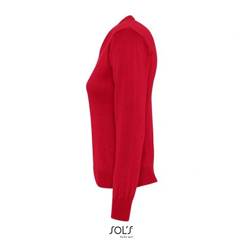 Jersey cuello pico para mujer tejido mezcla ref S90010