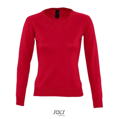 Jersey cuello pico para mujer tejido mezcla ref S90010