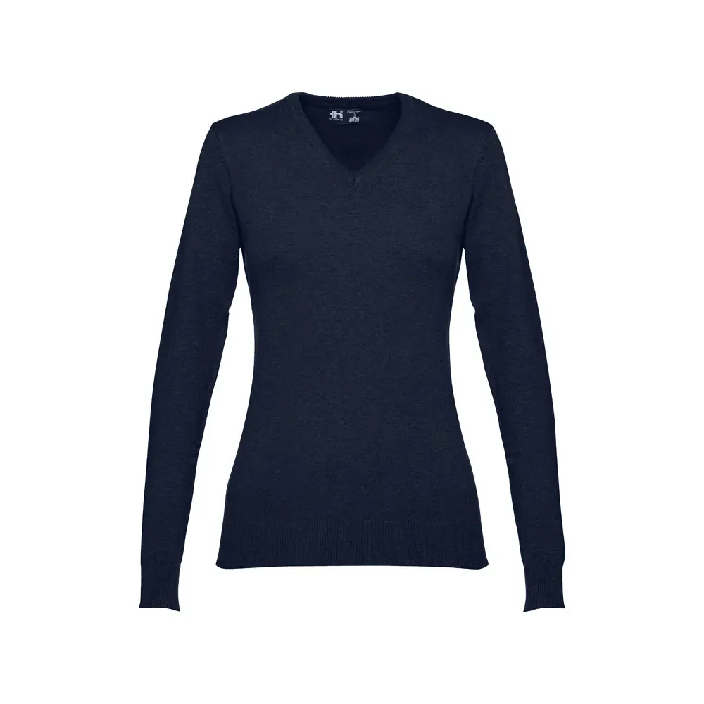 Jersey de pico para mujer en algodón y poliamida ref 30150