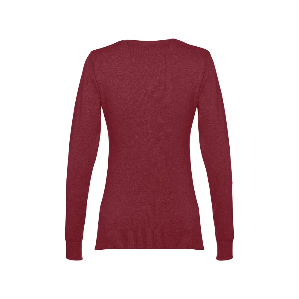 Jersey de pico para mujer en algodón y poliamida ref 30150