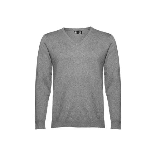 Jersey unisex cuello en V con algodón y poliamida ref 30149 - Gris Matizado