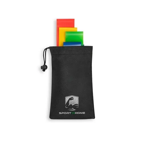 Juego de 4 bandas elásticas de gimnasia con resistencia ref 99970 - Negro