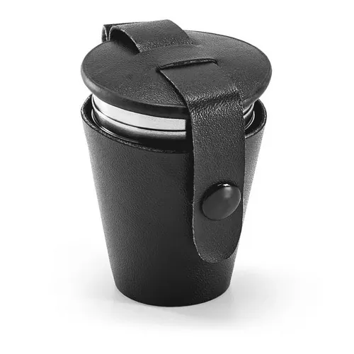 Juego de 4 tazas de acero inoxidable con bolsa de transporte ref 94664 - Cromado 03