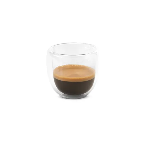 Juego de café de vidrio borosilicato con tazas isotérmicas ref 93873