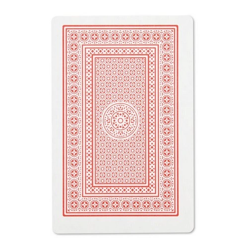 Baraja francesa de 54 cartas en caja de metal ref MO7529