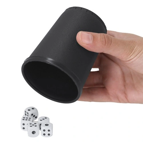 Juego de dados con cubilete personalizable y duradero ref 22181