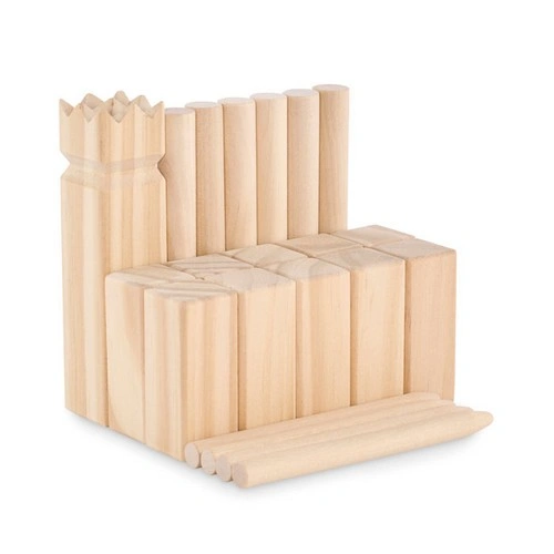 Mini juego de lanzamiento de madera en bolsa de algodón ref MO2433
