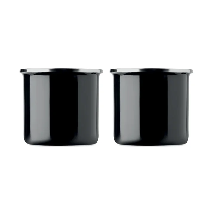 Set de manta polar y 2 tazas Agradable ref mo3207 - Negro 01