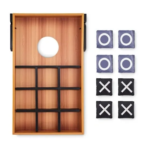 Juego de lanzamiento de saquitos y tres en raya ref MO6427 - Back Madera