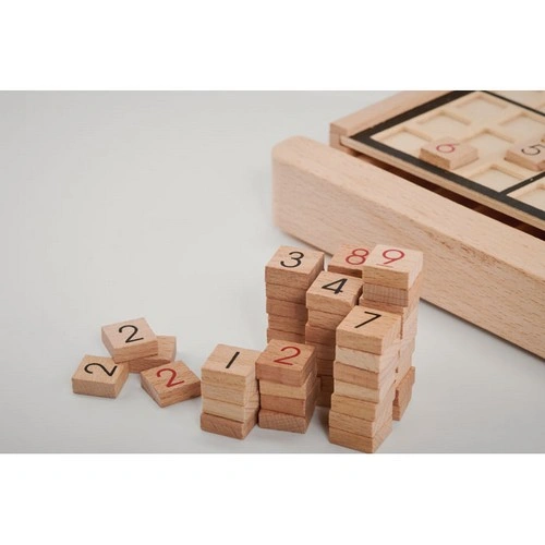 Juego de sudoku de madera lujo con 99 fichas numeradas ref MO6793