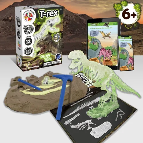 Juego educativo de excavación de fósiles T-rex ref 35818 - Multicolor 02