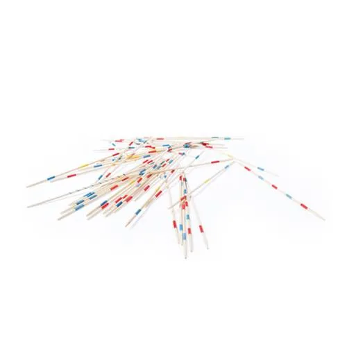 Juego de habilidad mikado con 41 palitos de madera ref 5718