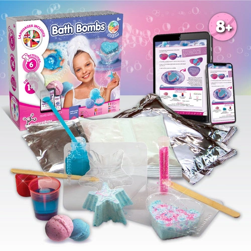 Kit de bombas de baño chispeantes para niños ref 35837