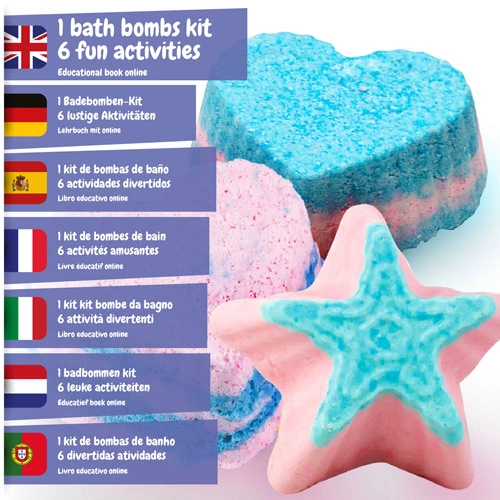 Kit de bombas de baño chispeantes para niños ref 35837