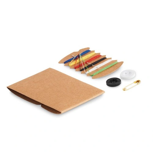 Kit de costura de viaje en caja kraft ref MO6489