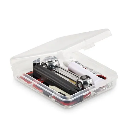 Kit de reparación de bicicletas con herramientas esenciales ref MO6204 - Open Transparente