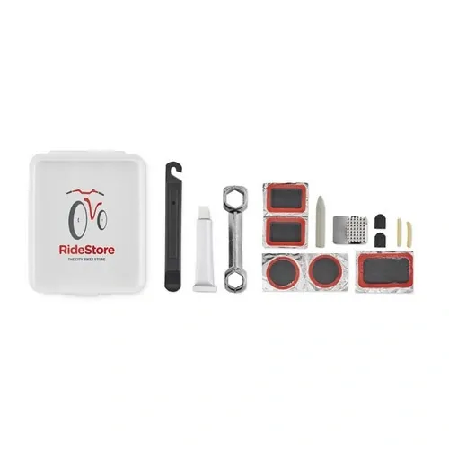 Kit de reparación de bicicletas con herramientas esenciales ref MO6204 - Printed Transparente