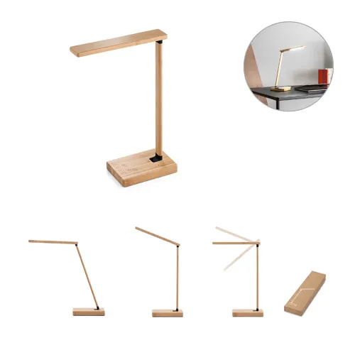 Lámpara de escritorio plegable con cargador inalámbrico ref 97122