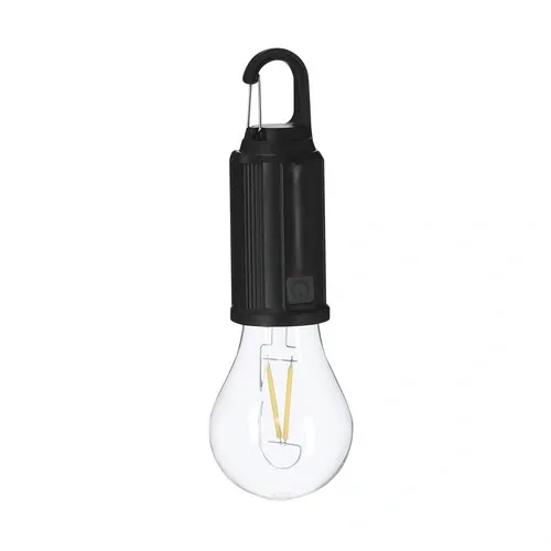 Lámpara Juliett con carga solar y sensor nocturno ref 22388 - Negro