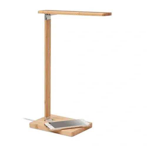 Lámpara plegable de bambú con carga inalámbrica ref MO6346 - Side Madera