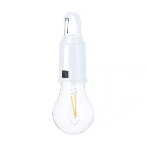 Lámpara Trapis bombilla LED regulable con mosquetón ref 22262 - Blanco