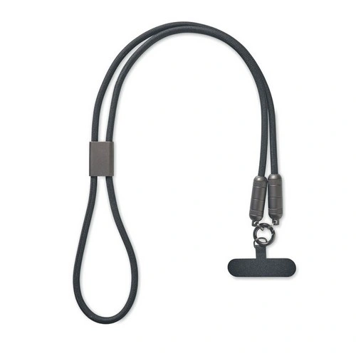 Lanyard cuelga móvil con cable de carga 60W tipo C ref MO2585
