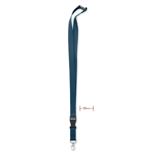 Lanyard de algodón con mosquetón y cierre de seguridad ref MO6708