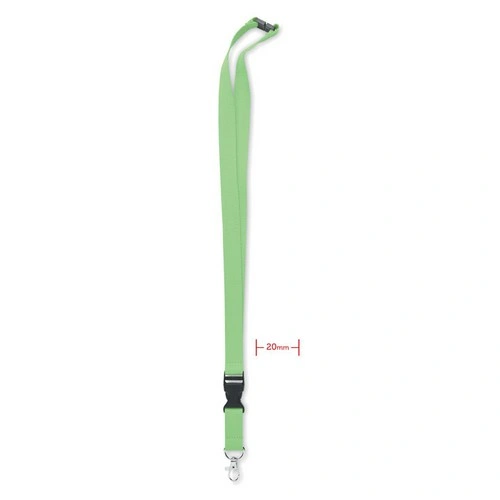 Lanyard de algodón con mosquetón y cierre de seguridad ref MO6708