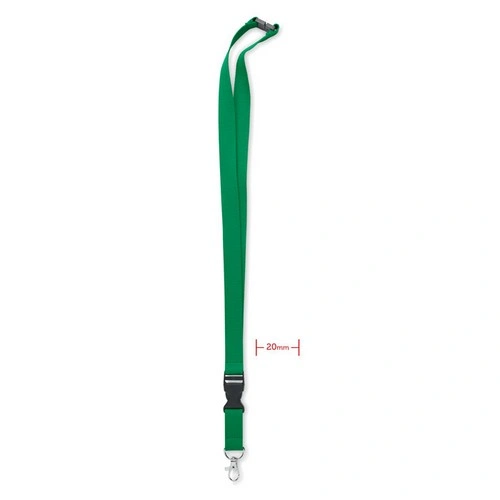 Lanyard de algodón con mosquetón y cierre de seguridad ref MO6708
