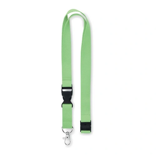 Lanyard de algodón con mosquetón y cierre de seguridad ref MO6708