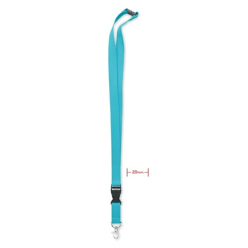 Lanyard de algodón con mosquetón y cierre de seguridad ref MO6708