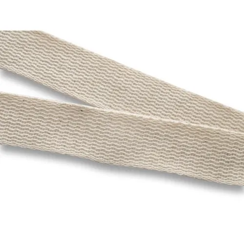 Lanyard de algodón con mosquetón de metal ref 94411 - Natural Claro 01