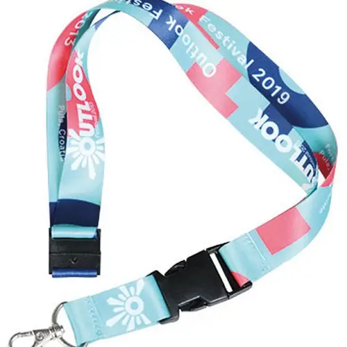 Lanyard de poliéster con impresión a doble cara ref SU26 - Surtidos
