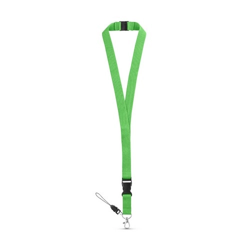 Lanyard de poliéster con soporte para teléfono móvil ref 94402