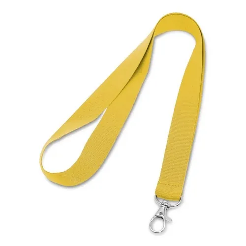 Lanyard de poliéster resistente y duradero ref 94405 - Amarillo