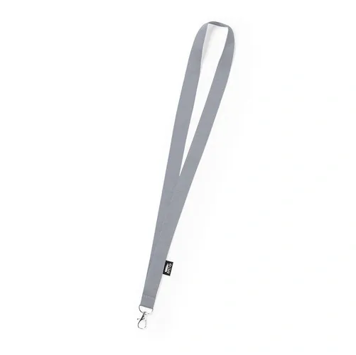 Lanyard Nature con gancho metálico giratorio ref LO33 - Gris