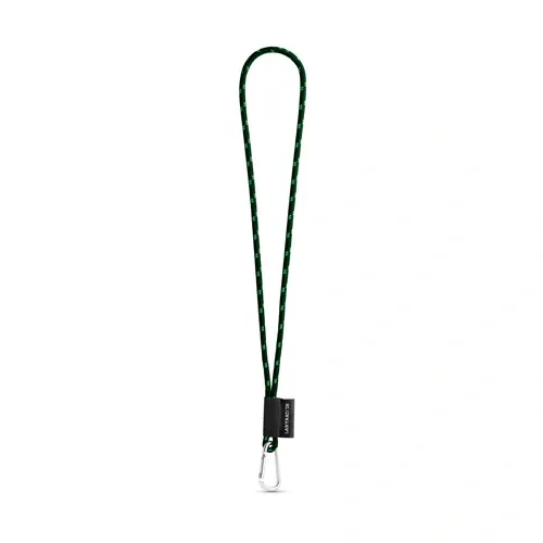 Lanyard NAUTIC Long personalizable con gancho metálico ref 14000 - Verde Oscuro