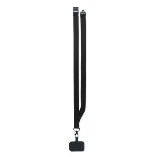 Lanyard de poliéster con soporte para teléfono ref MO2120